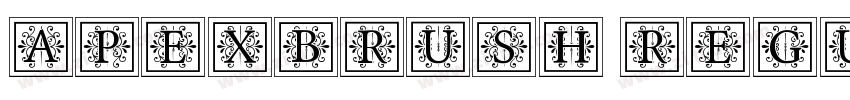 ApexBrush Regular字体转换